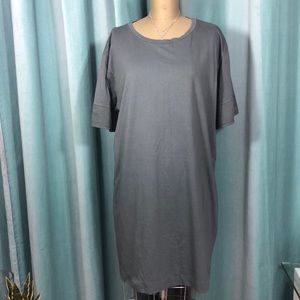 Zara Gray Midi Dress